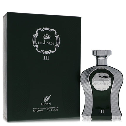 His Highness Green Eau De Parfum Spray (Unisex) By Afnan 3.4 oz Eau De Parfum Spray Eau De Parfum Spray (Unisex) unisex fragrance product image