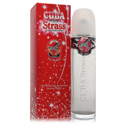 Cuba Strass Zebra Eau De Parfum Spray By Fragluxe 3.4 oz Eau De Parfum Spray Eau De Parfum Spray for women product image
