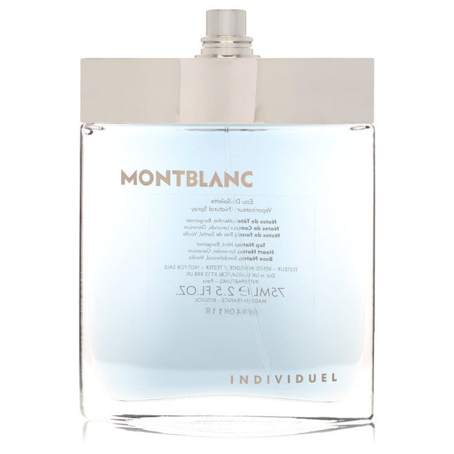 Individuelle Eau De Toilette Spray (Tester) By Mont Blanc 2.5 oz Eau De Toilette Spray Eau De Toilette Spray (Tester) for men product image
