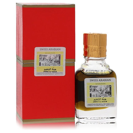 Jannet El Naeem Concentrated Perfume Oil Free From Alcohol (Unisex) By Swiss Arabian 0.3 oz Concentrated Perfume Oil Free From Alcohol Concentrated Perfume Oil Free From...