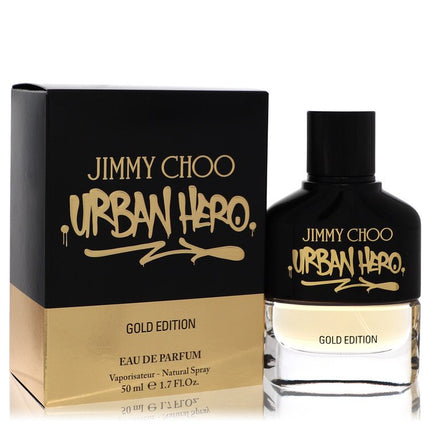 Jimmy Choo Urban Hero Gold Edition Eau De Parfum Spray By Jimmy Choo 1.7 oz Eau De Parfum Spray Eau De Parfum Spray for men product image