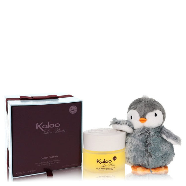 Kaloo Les Amis Alcohol Free Eau D'Ambiance Spray + Free Penguin Soft Toy By Kaloo 3.4 oz Alcohol Free Eau D'ambiance Spray + Free Penguin Soft Toy Alcohol Free Eau D'Ambiance...