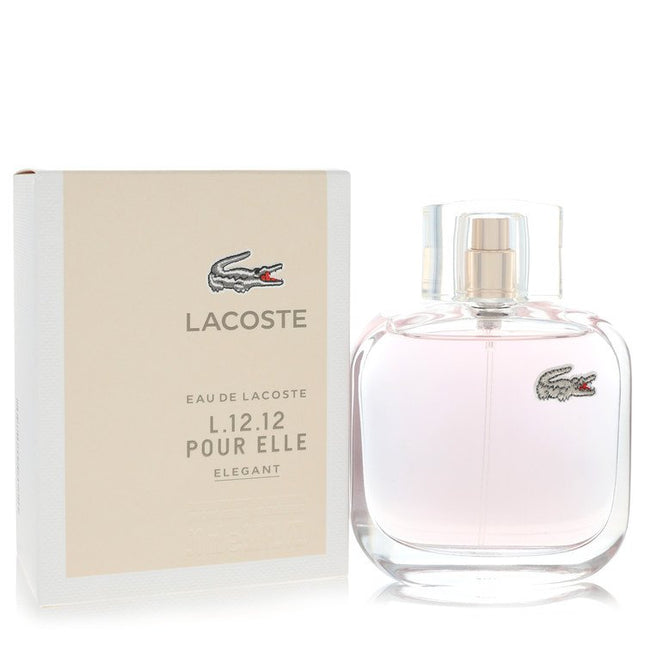 Lacoste Eau De Lacoste L.12.12 Elegant Eau De Toilette Spray By Lacoste 3 oz Eau De Toilette Spray Eau De Toilette Spray for women product image