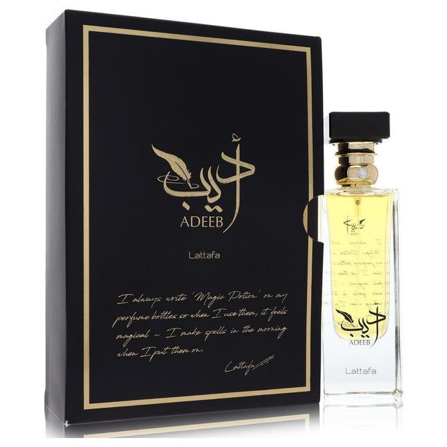 Lattafa Adeeb Eau De Parfum Spray (Unisex) By Lattafa 2.7 oz Eau De Parfum Spray Eau De Parfum Spray (Unisex) unisex fragrance product image