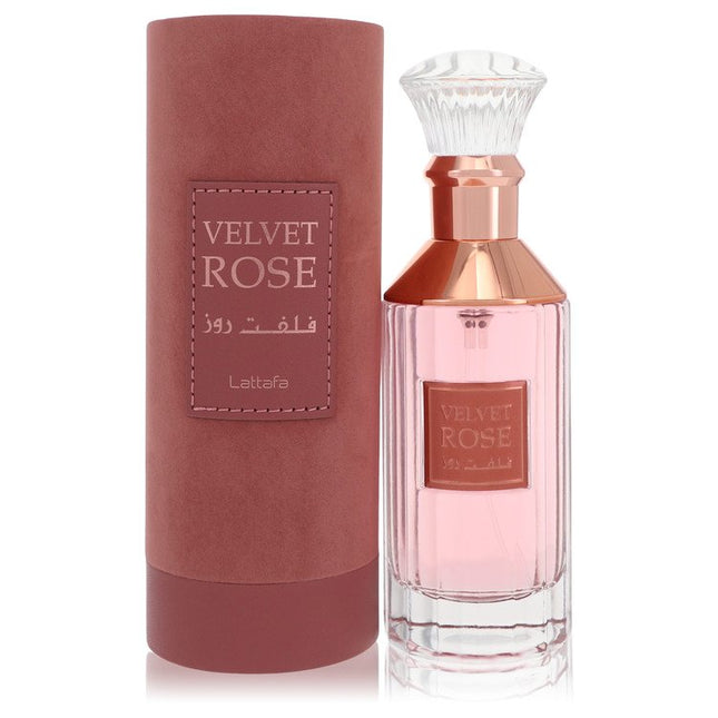 Lattafa Velvet Rose Eau De Parfum Spray (Unisex) By Lattafa 3.4 oz Eau De Parfum Spray Eau De Parfum Spray (Unisex) unisex fragrance product image