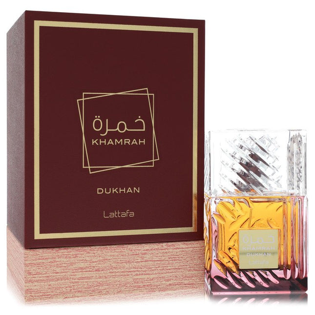 Lattafa Khamrah Dukhan Eau De Parfum Spray (Unisex) By Lattafa 3.4 oz Eau De Parfum Spray Eau De Parfum Spray (Unisex) unisex fragrance product image