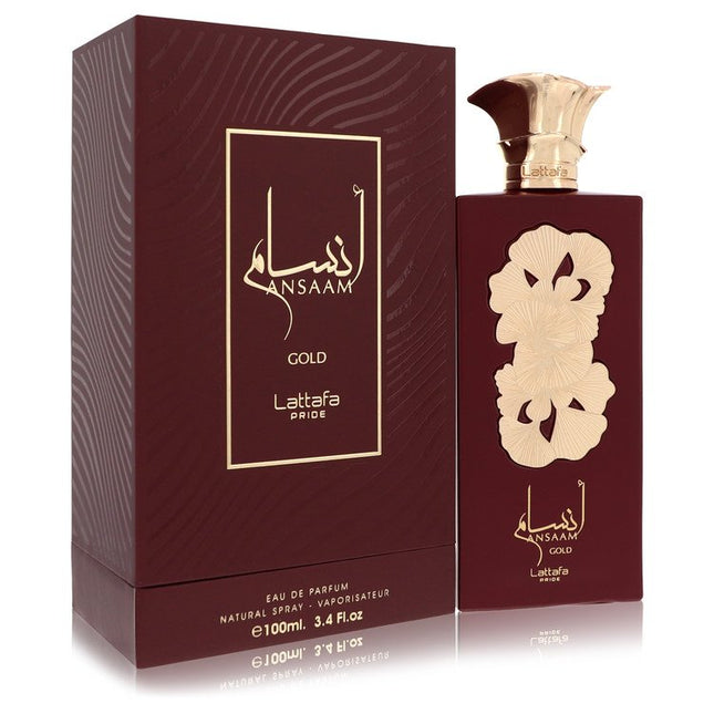 Lattafa Pride Ansaam Gold Eau De Parfum Spray (Unisex) By Lattafa 3.4 oz Eau De Parfum Spray Eau De Parfum Spray (Unisex) unisex fragrance product image