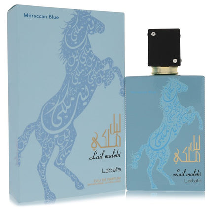 Lattafa Lail Maleki Morrocan Blue Eau De Parfum Spray (Unisex) By Lattafa 3.4 oz Eau De Parfum Spray Eau De Parfum Spray (Unisex) unisex fragrance product image
