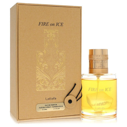 Lattafa Fire On Ice Eau De Parfum Spray (Unisex) By Lattafa 3.7 oz Eau De Parfum Spray Eau De Parfum Spray (Unisex) unisex fragrance product image