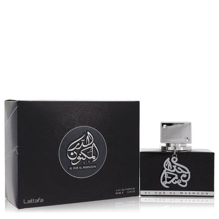 Lattafa Al Dur Al Maknoon Silver Eau De Parfum Spray (Unisex) By Lattafa 3.4 oz Eau De Parfum Spray Eau De Parfum Spray (Unisex) unisex fragrance product image