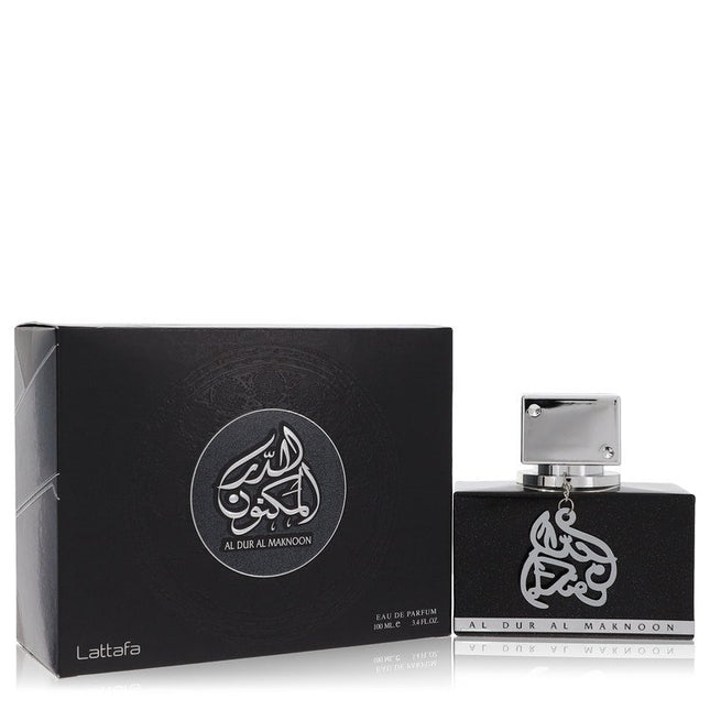 Lattafa Al Dur Al Maknoon Silver Eau De Parfum Spray (Unisex) By Lattafa 3.4 oz Eau De Parfum Spray Eau De Parfum Spray (Unisex) unisex fragrance product image