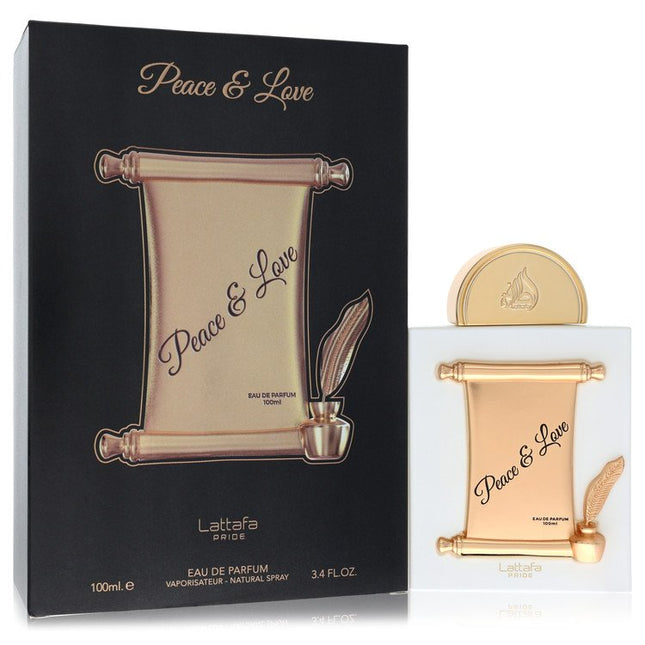 Lattafa Peace & Love Eau De Parfum Spray (Unisex) By Lattafa 3.4 oz Eau De Parfum Spray Eau De Parfum Spray (Unisex) unisex fragrance product image