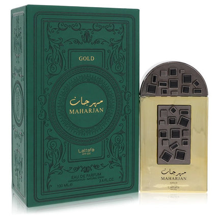 Lattafa Pride Maharjan Gold Eau De Parfum Spray (Unisex) By Lattafa 3.4 oz Eau De Parfum Spray Eau De Parfum Spray (Unisex) unisex fragrance product image