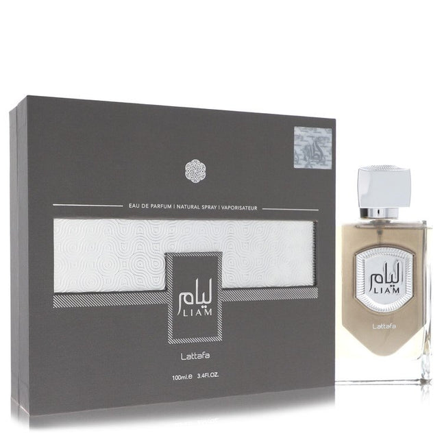 Lattafa Liam Grey Eau De Parfum Spray (Unisex) By Lattafa 3.4 oz Eau De Parfum Spray Eau De Parfum Spray (Unisex) unisex fragrance product image