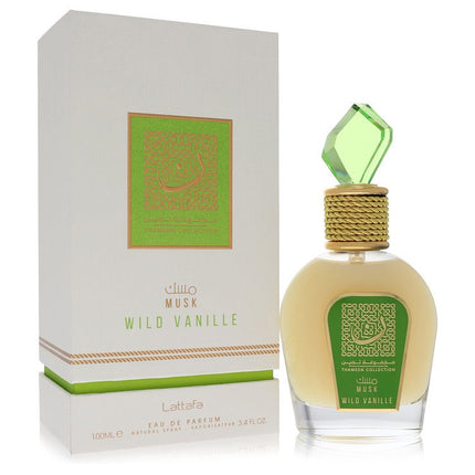 Lattafa Musk Wild Vanille Eau De Parfum Spray (Unisex) By Lattafa 3.4 oz Eau De Parfum Spray Eau De Parfum Spray (Unisex) unisex fragrance product image