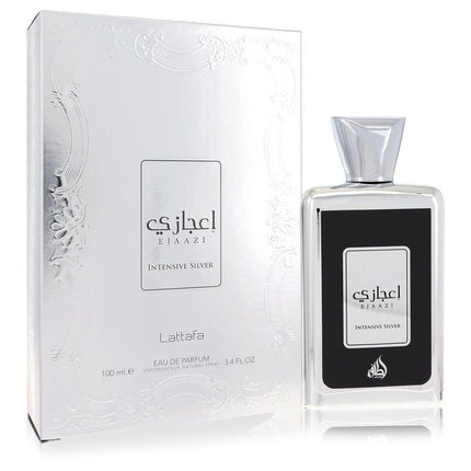 Lattafa Ejaazi Intensive Silver Eau De Parfum Spray (Unisex) By Lattafa 3.4 oz Eau De Parfum Spray Eau De Parfum Spray (Unisex) unisex fragrance product image