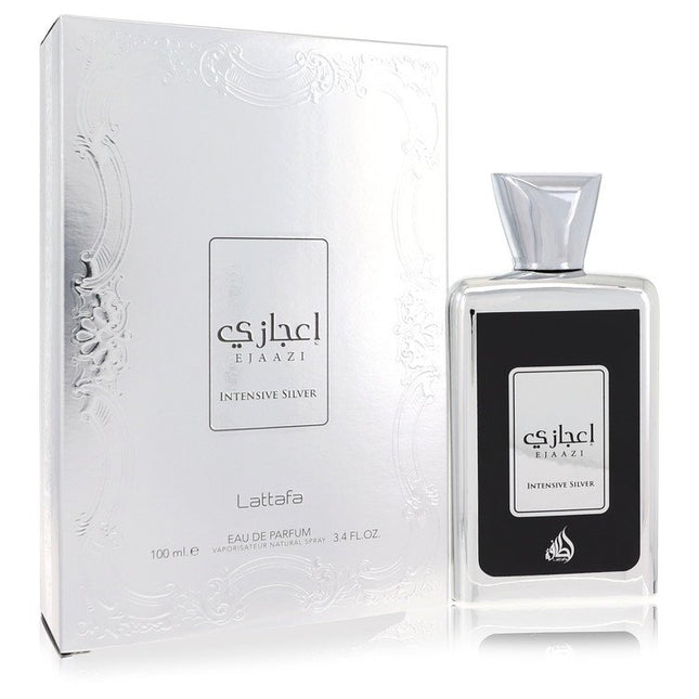Lattafa Ejaazi Intensive Silver Eau De Parfum Spray (Unisex) By Lattafa 3.4 oz Eau De Parfum Spray Eau De Parfum Spray (Unisex) unisex fragrance product image