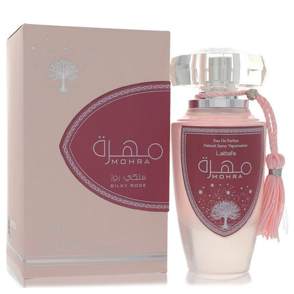 Lattafa Mohra Silky Rose Eau De Parfum Spray By Lattafa 3.4 oz Eau De Parfum Spray Eau De Parfum Spray for women product image