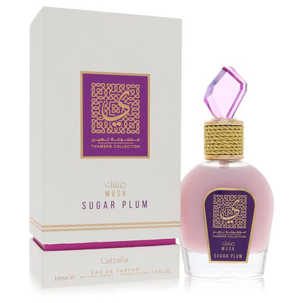Lattafa Musk Sugar Plum Eau De Parfum Spray (Unisex) By Lattafa 3.4 oz Eau De Parfum Spray Eau De Parfum Spray (Unisex) unisex fragrance product image