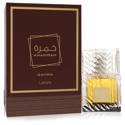 Lattafa Khamrah Qahwa Eau De Parfum Spray (Unisex) By Lattafa 3.4 oz Eau De Parfum Spray Eau De Parfum Spray (Unisex) unisex fragrance product image