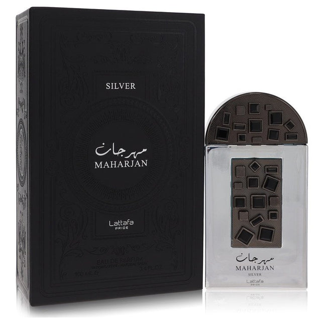 Lattafa Pride Maharjan Silver Eau De Parfum Spray (Unisex) By Lattafa 3.4 oz Eau De Parfum Spray Eau De Parfum Spray (Unisex) unisex fragrance product image