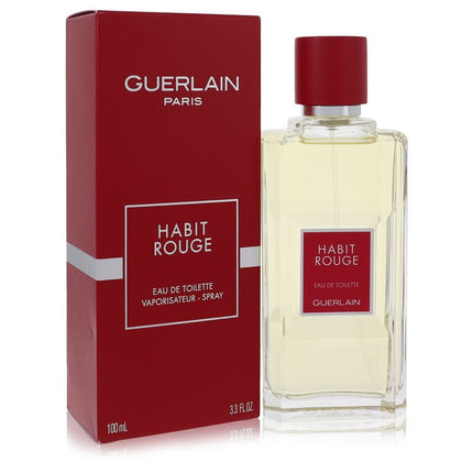 Habit Rouge Cologne / Eau De Toilette Spray By Guerlain 3.4 oz Cologne / Eau De Toilette Spray Cologne / Eau De Toilette Spray for men product image