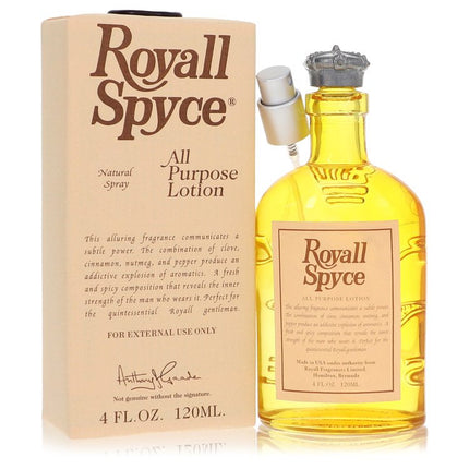 Royall Spyce All Purpose Lotion / Cologne By Royall Fragrances 4 oz All Purpose Lotion / Cologne All Purpose Lotion / Cologne for men product image