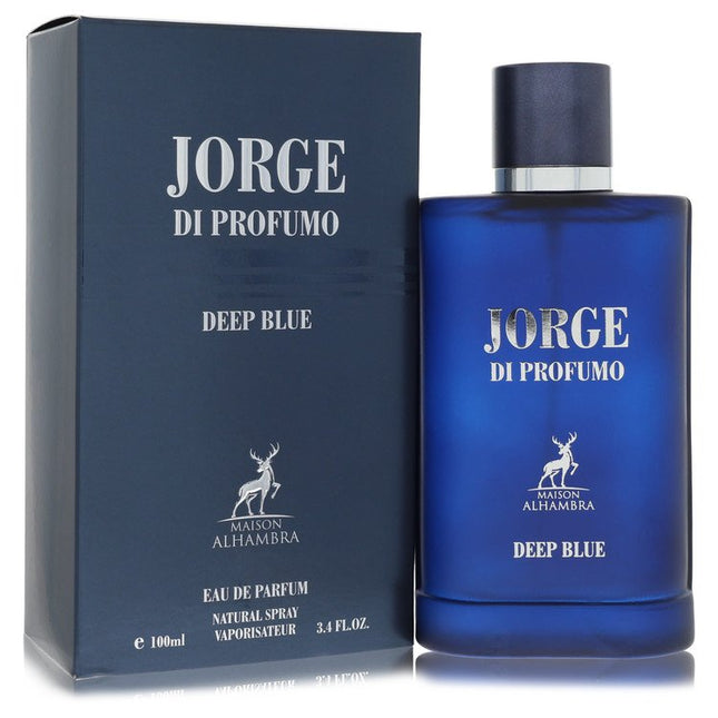 Maison Alhambra Jorge Di Profumo Deep Blue Eau De Parfum Spray By Maison Alhambra 3.4 oz Eau De Parfum Spray Eau De Parfum Spray for men product image