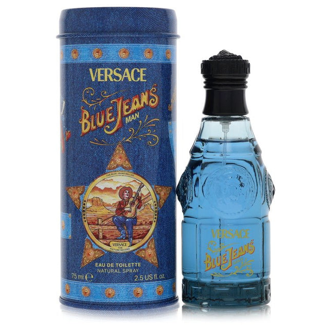 Blue Jeans Eau De Toilette Spray (New Packaging) By Versace 2.5 oz Eau De Toilette Spray Eau De Toilette Spray (New Packaging) for men product image