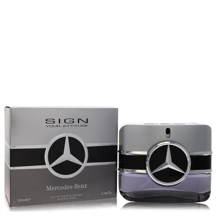 Mercedes Benz Sign Your Attitude Eau De Toilette Spray By Mercedes Benz 3.4 oz Eau De Toilette Spray Eau De Toilette Spray for men product image