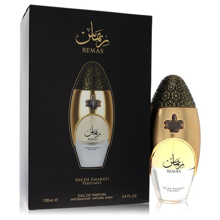 Niche Emarati Remas Eau De Parfum Spray (Unisex) By Lattafa 3.4 oz Eau De Parfum Spray Eau De Parfum Spray (Unisex) unisex fragrance product image