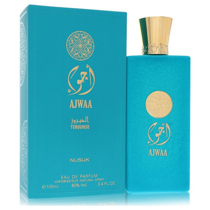 Nusuk Ajwaa Turquoise Eau De Parfum Spray (Unisex) By Nusuk 3.4 oz Eau De Parfum Spray Eau De Parfum Spray (Unisex) unisex fragrance product image