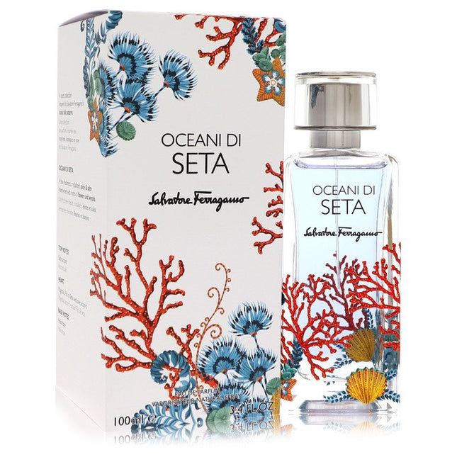Oceani Di Seta Eau De Parfum Spray (Unisex) By Salvatore Ferragamo 3.4 oz Eau De Parfum Spray Eau De Parfum Spray (Unisex) unisex fragrance product image