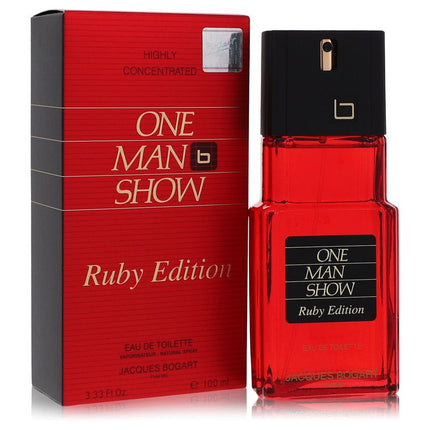 One Man Show Ruby Eau De Toilette Spray By Jacques Bogart 3.3 oz Eau De Toilette Spray Eau De Toilette Spray for men product image