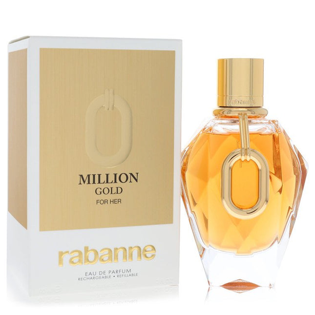 Paco Rabanne Million Gold Eau De Parfum Refillable Spray By Paco Rabanne 3 oz Eau De Parfum Refillable Spray Eau De Parfum Refillable Spray for men product image