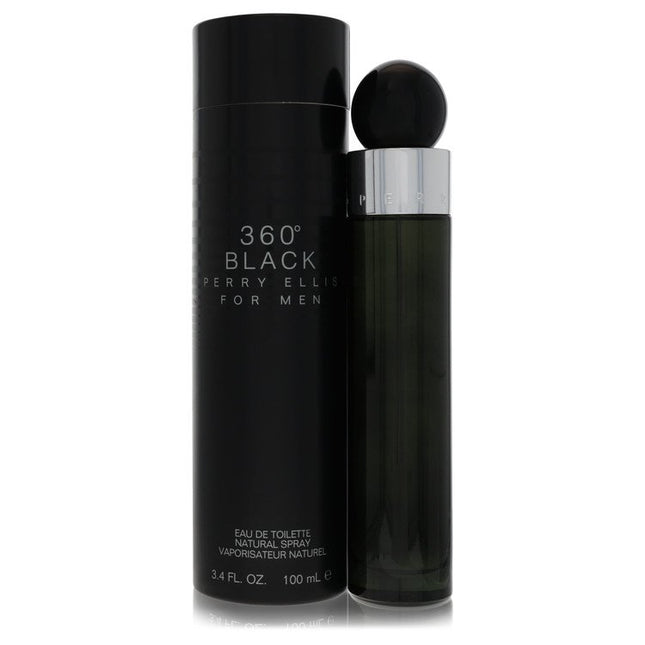 Perry Ellis 360 Black Eau De Toilette Spray By Perry Ellis 3.4 oz Eau De Toilette Spray Eau De Toilette Spray for men product image