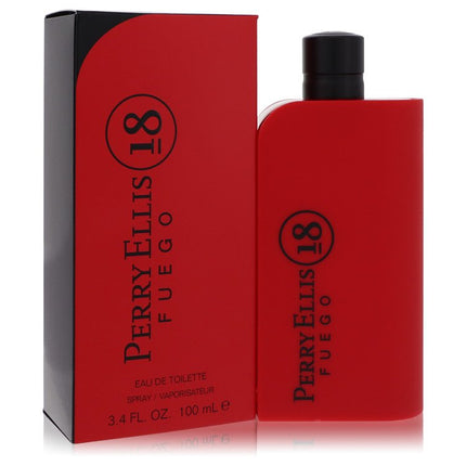 Perry Ellis 18 Fuego Eau De Toilette Spray By Perry Ellis 3.4 oz Eau De Toilette Spray Eau De Toilette Spray for men product image