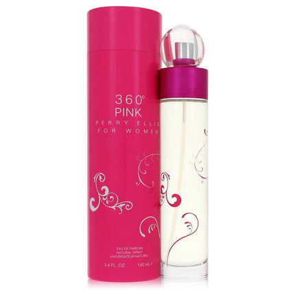 Perry Ellis 360 Pink Eau De Parfum Spray By Perry Ellis 3.4 oz Eau De Parfum Spray Eau De Parfum Spray for women product image