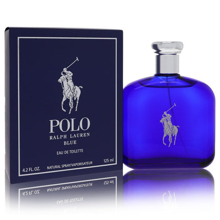 Polo Blue Eau De Toilette Spray By Ralph Lauren 4.2 oz Eau De Toilette Spray Eau De Toilette Spray for men product image