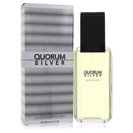 Quorum Silver Eau De Toilette Spray By Puig 3.4 oz Eau De Toilette Spray Eau De Toilette Spray for men product image