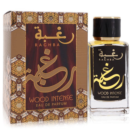 Raghba Wood Intense Eau De Parfum Spray (Unisex) By Lattafa 3.4 oz Eau De Parfum Spray Eau De Parfum Spray (Unisex) unisex fragrance product image