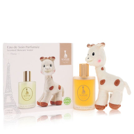 Sophie La Girafe Eau De Soin Parfumee Gift Set By Sophie La Girafe 3.4 oz Scented Skincare Water (Alcohol Gift Set - 3.4 Oz Scented Skincare Water (Alcohol-Free) + 1 Sophie La...