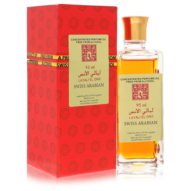 Swiss Arabian Layali El Ons Concentrated Perfume Oil Free From Alcohol By Swiss Arabian 3.21 oz Concentrated Perfume Oil Free From Alcohol Concentrated Perfume Oil Free From...