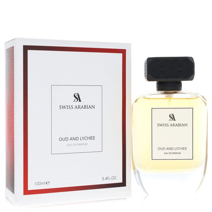 Swiss Arabian Oud And Lychee Eau De Parfum Spray (Unisex) By Swiss Arabian 3.4 oz Eau De Parfum Spray Eau De Parfum Spray (Unisex) unisex fragrance product image