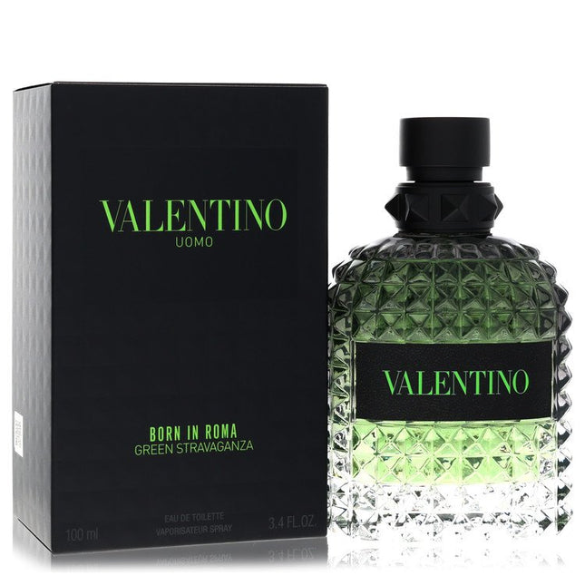 Valentino Uomo Born In Roma Green Stravaganza Eau De Toilette Spray By Valentino 3.4 oz Eau De Toilette Spray Eau De Toilette Spray for men product image