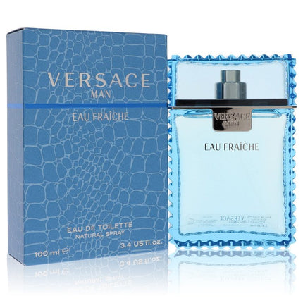 Versace Man Eau Fraiche Eau De Toilette Spray (Blue) By Versace 3.4 oz Eau Fraiche Eau De Toilette Spray Eau Fraiche Eau De Toilette Spray (Blue) for men product image