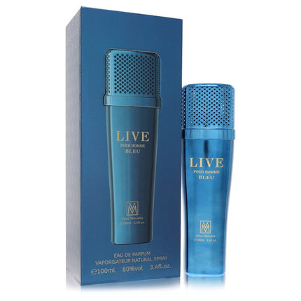 Victor Manuelle Live Bleu Eau De Parfum Spray By Victor Manuelle 3.4 oz Eau De Parfum Spray Eau De Parfum Spray for men product image
