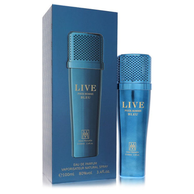 Victor Manuelle Live Bleu Eau De Parfum Spray By Victor Manuelle 3.4 oz Eau De Parfum Spray Eau De Parfum Spray for men product image