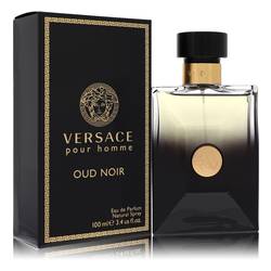 Versace Pour Homme Oud Noir Eau De Parfum Spray for Men by Versace