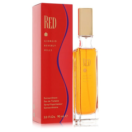 Red Eau De Toilette Spray By Giorgio Beverly Hills 3 oz Eau De Toilette Spray Eau De Toilette Spray for women product image